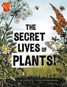 The Secret Lives of Plants! with illustrated plants around title